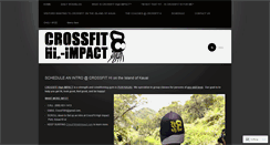 Desktop Screenshot of crossfithighimpact.com